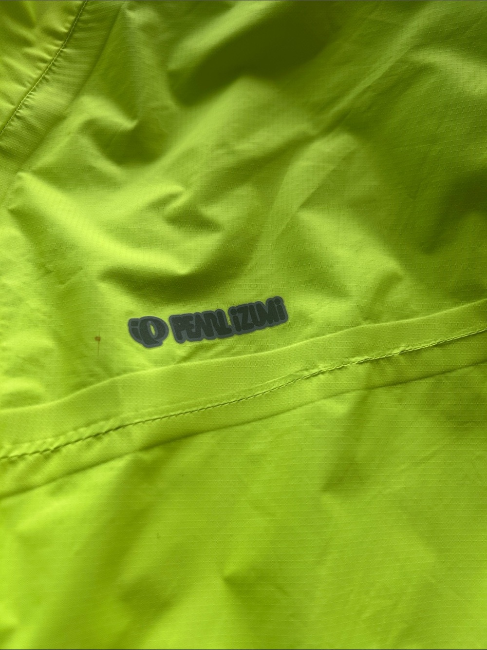 Pearl Izumi High-Visibility Lime Yellow Cycling Jacket - Picture 8 of 9